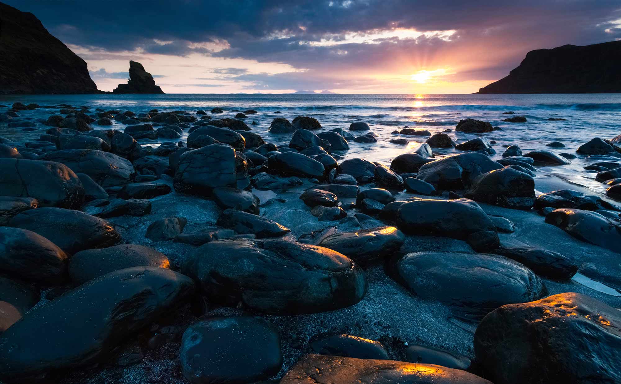 Talisker Beach on the Isle of Skye